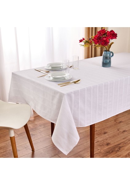 Soft Granny Masa Örtüsü - Beyaz - 140X200 cm