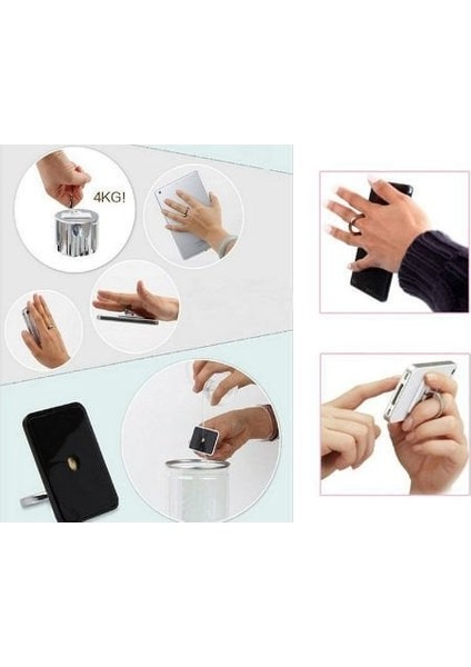 Yüzük Tasarım Telefon Tablet Tutucu Selfie Yüzüğü fırsatları