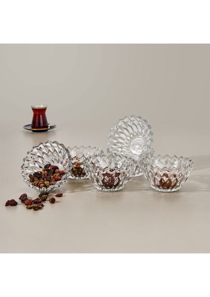 In Love Galaxy 6'lı Kase Seti - Şeffaf - 14 cm