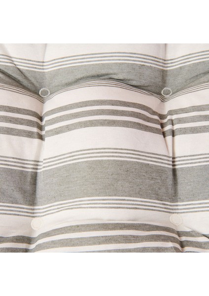 Soft Pute Sandalye Minderi - Ekru / Yeşil - 43X43 cm fiyatları