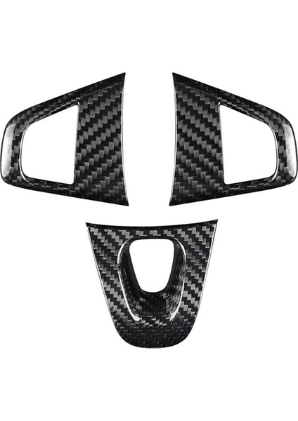 Renault Fluence Megane 3 Rs Scenic 2009-2015 Için Gerçek Kuru Karbon Fiber Araba Direksiyon Simidi Kaplaması (Yurt Dışından)