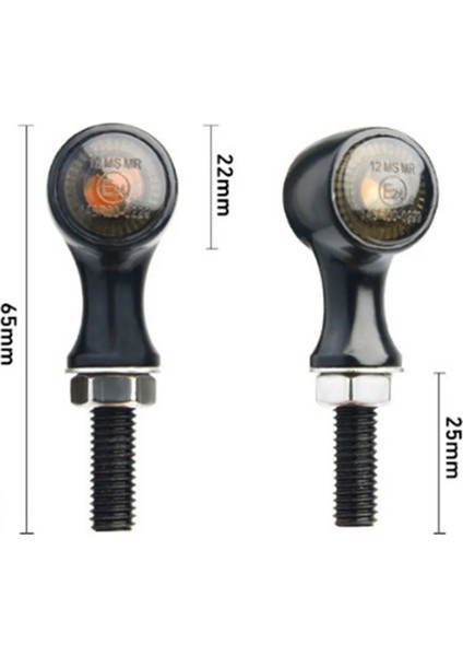 2 Adet Motosiklet 12V Dönüş Sinyal Lambası (Yurt Dışından) indirimleri