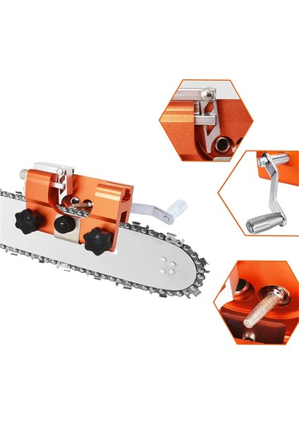 El Kranklı Zincir Taşlama Makinesi Taşınabilir Ev Donanımı Alet Taşlama Zincir Klipsi Zincir Testere Bileyici (Yurt Dışından) modelleri