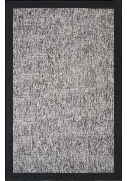 Pratico Gri Makinede Yıkanabilir Kaymaz Taban Mutfak Halısı Sisal Görünüm Yumuşak Dijital Baskı Halı