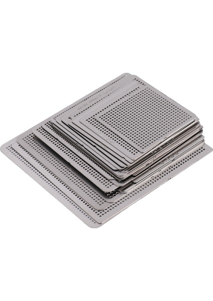 27 Adet Evrensel Doğrudan Bga Isıtma Şablonu Yeniden Toplama Destek Şablonu Tutucu Şablon Isıtmalı Fikstür Smt Smd Çipleri Için (Yurt Dışından)