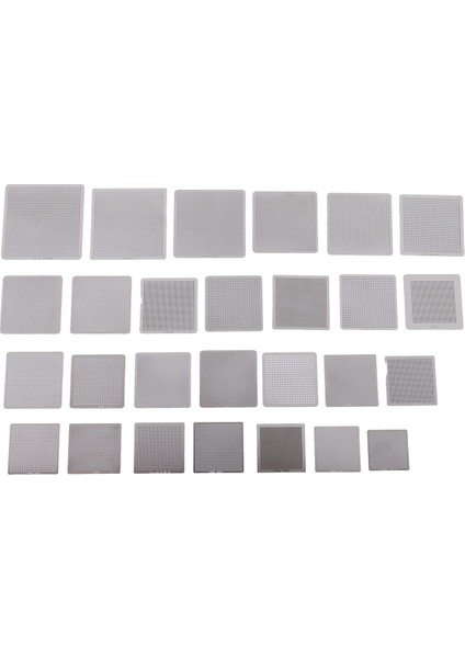 27 Adet Evrensel Doğrudan Bga Isıtma Şablonu Yeniden Toplama Destek Şablonu Tutucu Şablon Isıtmalı Fikstür Smt Smd Çipleri Için (Yurt Dışından) fiyatları