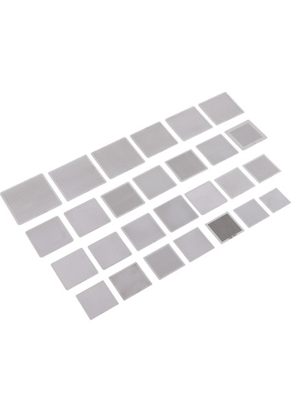 27 Adet Evrensel Doğrudan Bga Isıtma Şablonu Yeniden Toplama Destek Şablonu Tutucu Şablon Isıtmalı Fikstür Smt Smd Çipleri Için (Yurt Dışından) fırsatları