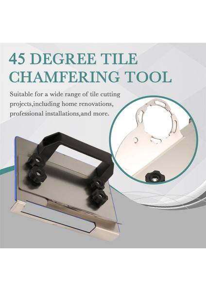 45 Derece Fayans Pah Kırma Aleti - Fayans 45° Pah Kesme Açılı Taşlama Standı, Seramik Taş Kesme Taşlama Aleti (Yurt Dışından) fırsatları