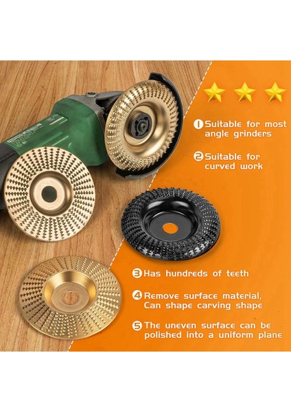 4 Parçalı Açı Taşlama Makinesi Ahşap Oyma Diski Seti, Açı Taşlama Makinesi Ek Parçaları Için Ahşap Şekillendirici Oyma Diski, Ahşap Şekillendirme Aletleri (Yurt Dışından) indirimleri