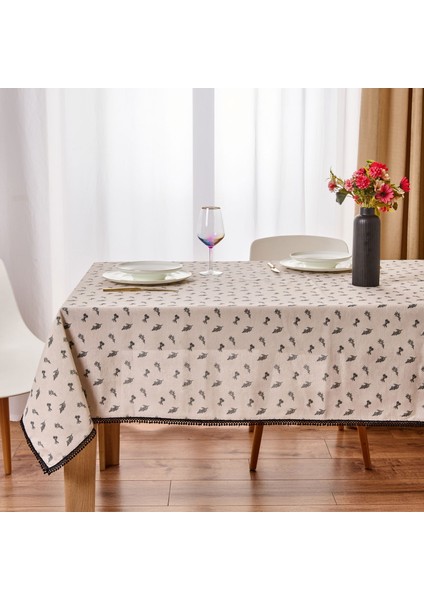 Soft Pine Masa Örtüsü - Ekru - 140X200 cm fiyatları