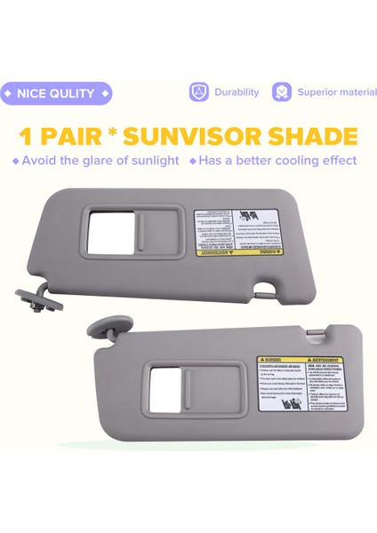 Toyota Rav4 2004-2005 Araç Aksesuarları Için 74320-42420-B0 Araç Sürücü Güneşlik Gölgeliği (Yurt Dışından) fırsatları