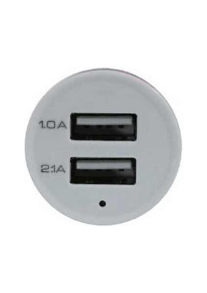 Çift USB Girişli 2.1 Amp Araç Çakmak Soketi
