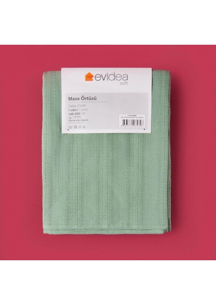 Soft Granny Masa Örtüsü - Yeşil - 140X200 cm
