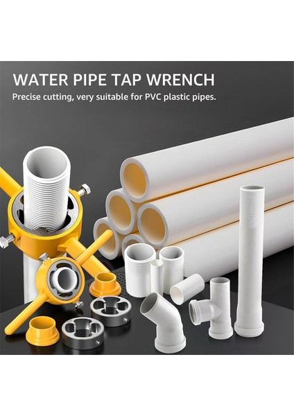 Parça Npt Kalıp Seti, Pvc Diş Açma Aleti, Boru Diş Açma Sıhhi Tesisat Aleti, Pvc Boru Için Manuel Npt Yuvarlak Kalıp Seti, Sarı (Yurt Dışından) fiyatları
