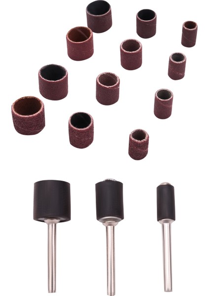 360 Parça Tırnak Zımpara Bandı Kovanları ve Döner Alet Için 24 Parça Tambur Mandrel Dahil 384 Parça Tambur Zımpara Seti (Yurt Dışından) modelleri