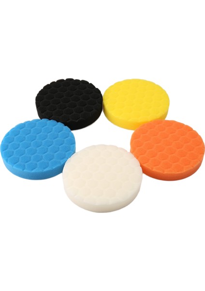 Araba Cila Makinesi Için 5 Inç (125 Mm) Cila Pedi Seti 5 Adetlik Paket (Yurt Dışından) modelleri