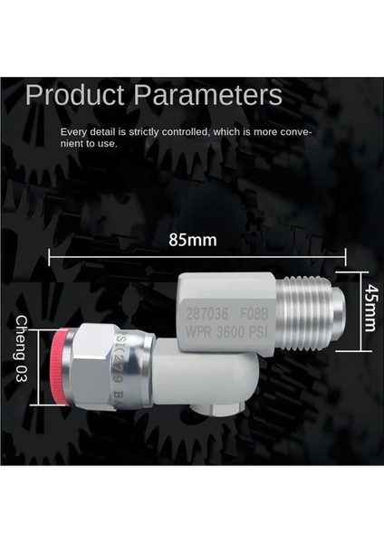 287036 Graco 235486 7/8 Inç Dişli 180 Derece Dönüşlü Havasız Boya Püskürtme Tabancası Döner Bağlantı Parçası, Temizleme Tasarımı (Yurt Dışından) modelleri