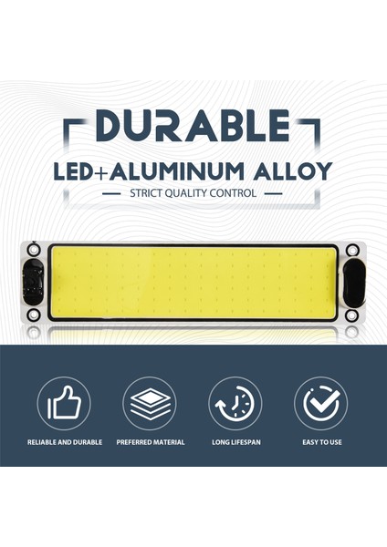 Adet 12-24V 108LED Araba Cob Iç Aydınlatma Çubuğu Araba LED Iç Aydınlatmaları Karavan Tavan Kubbe Aydınlatmaları Kamp Araba Römorkları Karavanlar Için (Yurt Dışından) fırsatları