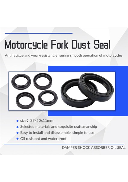 Suzuki RM85 Turbo TU250 GZ250 GS550 VS700 GS750 Rm Xn 85 Için Motosiklet Ön Çatal Toz Contası ve Yağ Contası 37X50X11 (Yurt Dışından) fırsatları