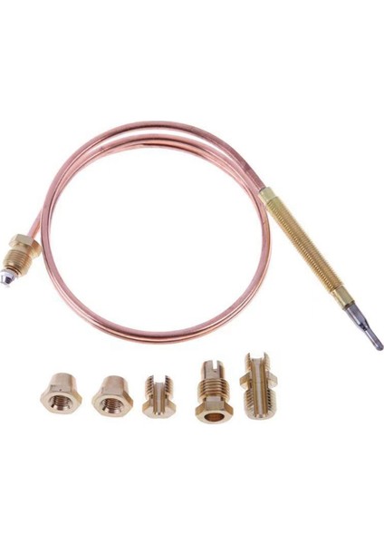 90 cm Termokupl Sensörü Evrensel Termokupl Yedek Veranda Isıtıcısı Gazlı Şömine Fırını Ateş Çukuru Su Isıtıcısı (Yurt Dışından)