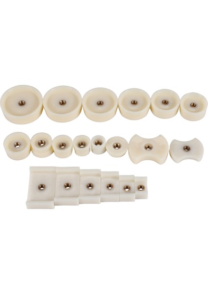 20'li Paket Saat Arkası Pres Takma Kalıpları Saat Tamir Takımı Yuvarlak ve Dikdörtgen (Yurt Dışından)