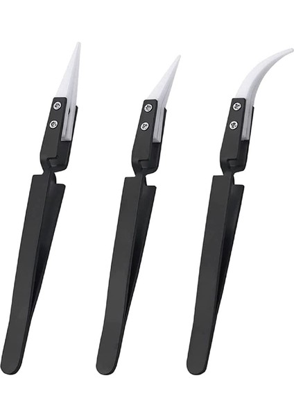 3 Adet Anti-Statik Ters Seramik Cımbız Ic Smd Smt Ters Cımbız Isıya Dayanıklı 1000 Derece El Aletleri Siyah (Yurt Dışından) modelleri