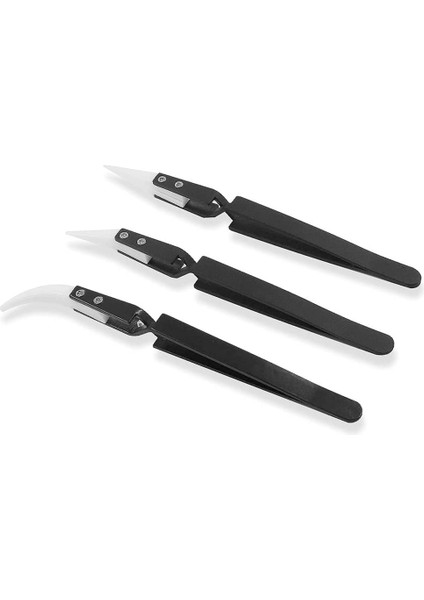 3 Adet Anti-Statik Ters Seramik Cımbız Ic Smd Smt Ters Cımbız Isıya Dayanıklı 1000 Derece El Aletleri Siyah (Yurt Dışından) fırsatları