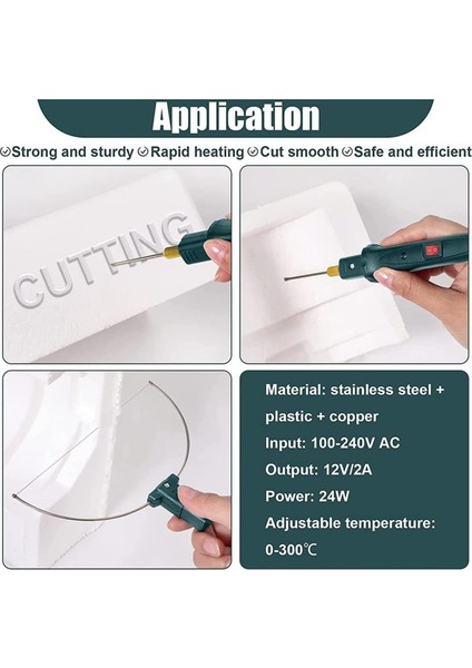 Sıcaklık Kontrollü Sıcak Tel Köpük Kesme Seti, Sanatsal El Sanatları Eva Köpük Oymacılığı Için 100-240V/24W Elektrikli Kesme (Ingiltere) (Yurt Dışından) fırsatları