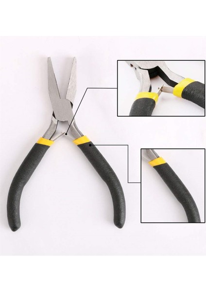 8 Parça Mini Pense Seti, Uzun Burunlu, Dişli, Düz Çeneli, Yuvarlak Eğri Iğneli, Çapraz Burunlu, Tel Ucu Kesici, Siyah Saplı ve Koruyucu Kılıflı Hat Ustası Pense (Yurt Dışından) fiyatları