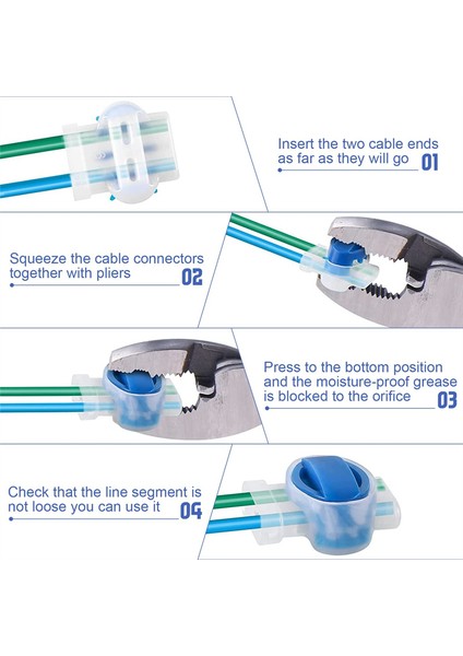 Robotik Çim Biçme Makineleri Için 36 Adet Kablo Konnektörü, Jel Dolgulu Su Geçirmez Bağlantı Kablosu Tel Konnektörü (Yurt Dışından) modelleri