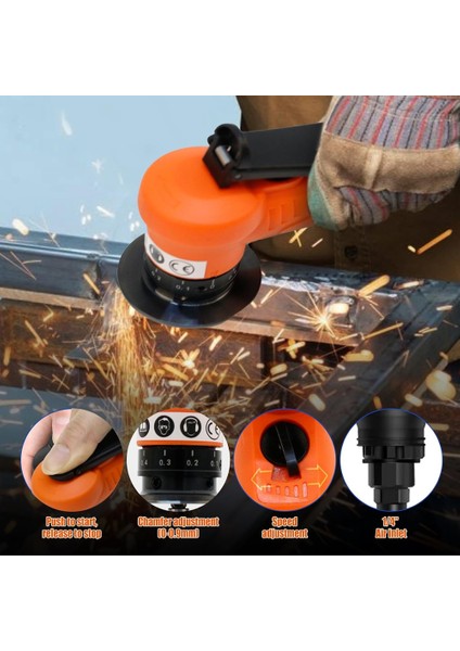 Mini Pah Kırma Makinesi, Elde Taşınabilir Hava Pahlama Makinesi, Pnömatik Alet Hava Pahlama Aleti Kenar Pahlama Seti 1 (Yurt Dışından) modelleri