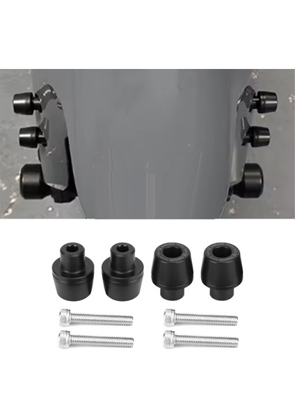 Yamaha Mt-03 Için Motosiklet Ön Çamurluk Kaydırıcı Çerçeve Kaydırıcıları (Yurt Dışından) indirimleri