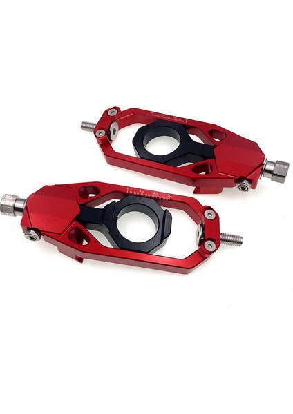 Arka Tekerlek Zincir Ayarlayıcı Regülatör Kaydırıcıları Gergiler Kırmızı (Yurt Dışından)