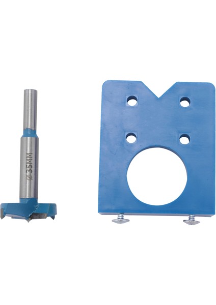 Gizli Menteşe Delme Aparatı ile Menteşe Matkap Ucu Seti 2 Parça Ahşap Kesici Marangoz Ahşap Işleme Kendin Yap Aletleri (Yurt Dışından)