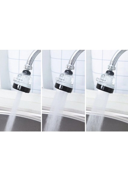 Su Tasarruflu 3 Fonksiyonlu Oynar Musluk Başlığı - Şeffaf fiyatları