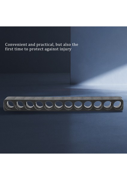 10 Adet 12 Delikli Tornavida Uç Tutucu Kutu Bloğu Siyah Altı Açı 6.35MM Sap Için (Yurt Dışından) modelleri