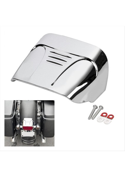 Harley Dyna Softail Fxd Flht Flst Fxr Fltr 883 Için Krom Arka Lamba Vizör Kılıfı (Yurt Dışından) fırsatları