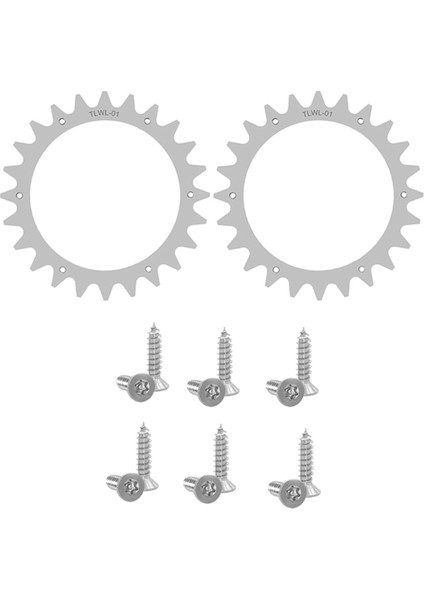 Worx Landroid S/m Robot Çim Biçme Makinesi Çekiş Tekerleği Için Geliştirilmiş Yardımcı Tekerlekler (Yurt Dışından)
