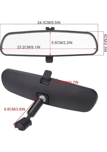 Ford Escape Focus Mustang C-Max 2001-2019 Için Araç Içi Dikiz Aynası 6U5Z17700B 6U5A-17700-AA 6U5Z-17700-B (Yurt Dışından) fırsatları
