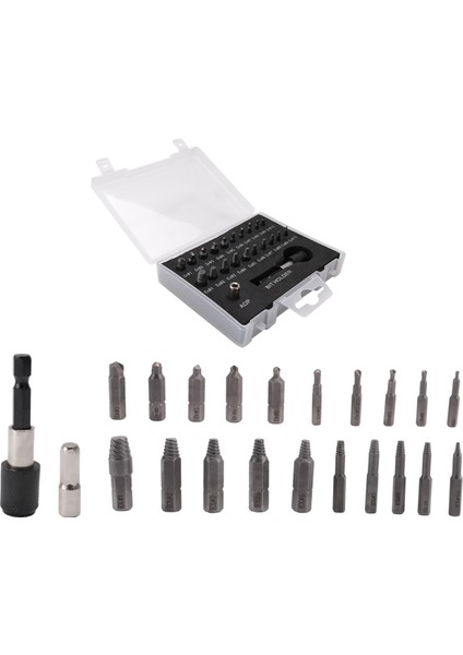 Hasarlı Vida Çıkarma Seti, 22 Parça Soyulmuş Vida Çıkarma Seti, Hss Kırık Vida Çıkarma Seti, Uç ve Soket Adaptörü (Yurt Dışından) indirimleri