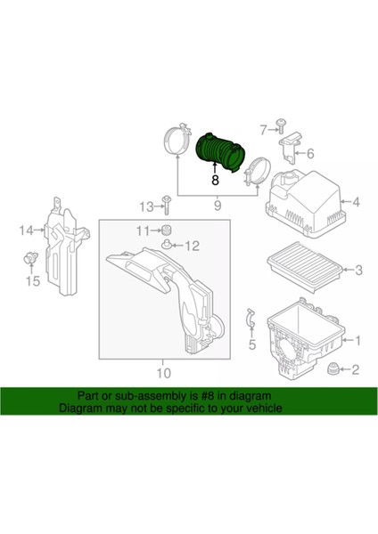 Mazda 3 2015-2017 Cx5 2017 Hava Hortumu Için PE7W-13-221 Araba Parçaları Hava Borusu Mazda 6 2015 2.0cc PE01-13-221 (Yurt Dışından) indirimleri