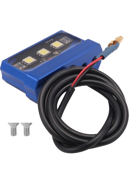 LED Motosiklet Plaka Lambası Dekoratif Lamba Evrensel A (Yurt Dışından)