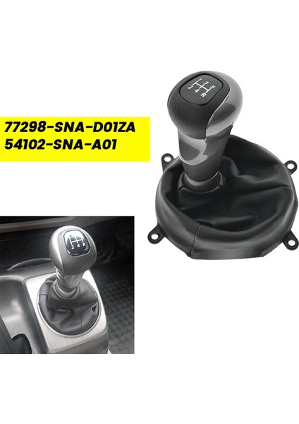 Honda Civic 2006-2011 Için Toz Kapağı ile 5 Vitesli Vites Kolu Topuzu Hentbol 77298-SNA-D01ZA 54102-SNA-A01 (Yurt Dışından) indirimleri