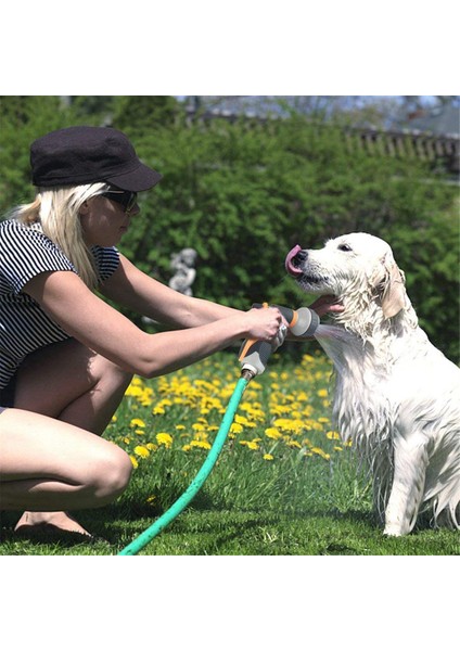 Desenli Sprey Çim Sulama Çok Fonksiyonlu Araba Yıkama Yüksek Basınçlı Dayanıklı El Aletleri Hortum Serpme Nozulu Bahçe (Yurt Dışından) fırsatları