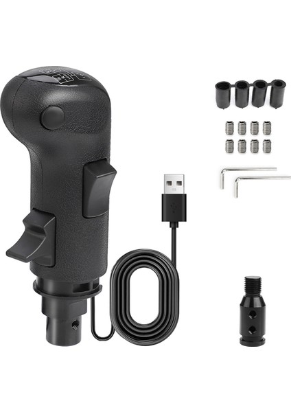 Logitech G29 G27 G25 G923 Thrustmaster TH8A Yüksek Düşük Vites Simülatörü Için Pc USB Vites Topuzu Ats Ets2 Için Vites Topuzu (Yurt Dışından)