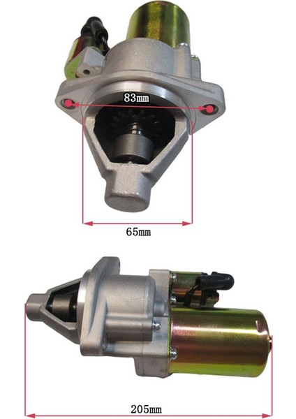 188F 190F GX390 GX420 Motor Için 5‑6,5 Kw Marş Motoru Jeneratör Parçaları (Yurt Dışından) fiyatları