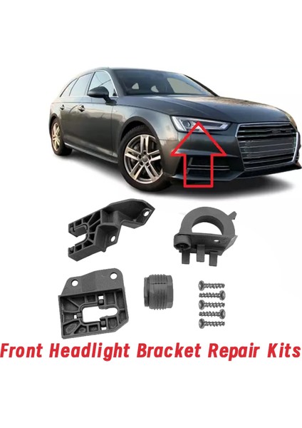 Audi A4 B9 2016-2025 Far Muhafazası Tutucu Montajı Rs Braketi 8W0998122 R Için Araç Ön Far Braketi Tamir Kitleri (Yurt Dışından) fırsatları