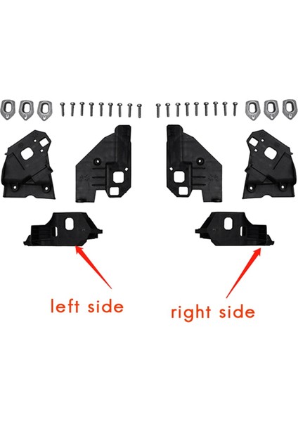 Mercedes-Benz A Sınıfı W176 2013-2017 A180 A200 A1768200114 L Için Araba Far Tamir Braketi Kitleri Sabit Tutucu Vida (Yurt Dışından) modelleri