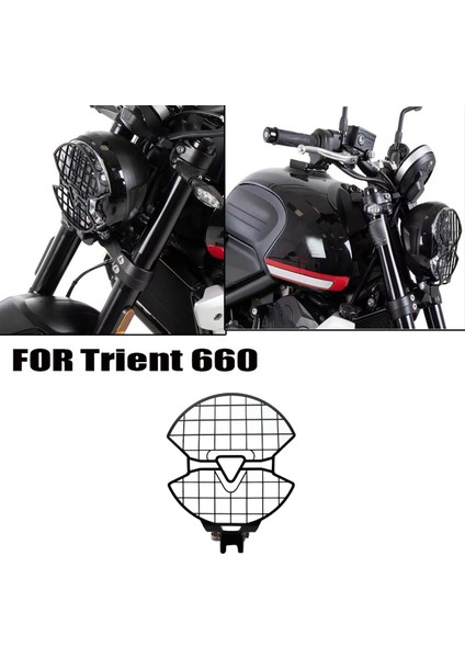 TRIDENT660 Trident 660 TRIDENT660 2021 2022 Için Motosiklet Far Koruyucu Izgara Koruyucu Kapak Koruma Izgarası (Yurt Dışından) fiyatları