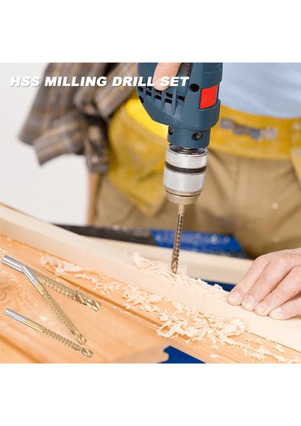 6 Adet Hss Freze Matkap Seti Ahşap Matkap Uçları Ahşap Metal Matkap Seti K075 (Yurt Dışından) fırsatları